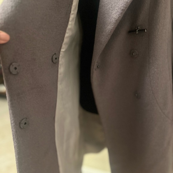 Womens Classic Coat Lapel Collar Open Front Belted Jacket Size: S/M - Picture 9 of 9